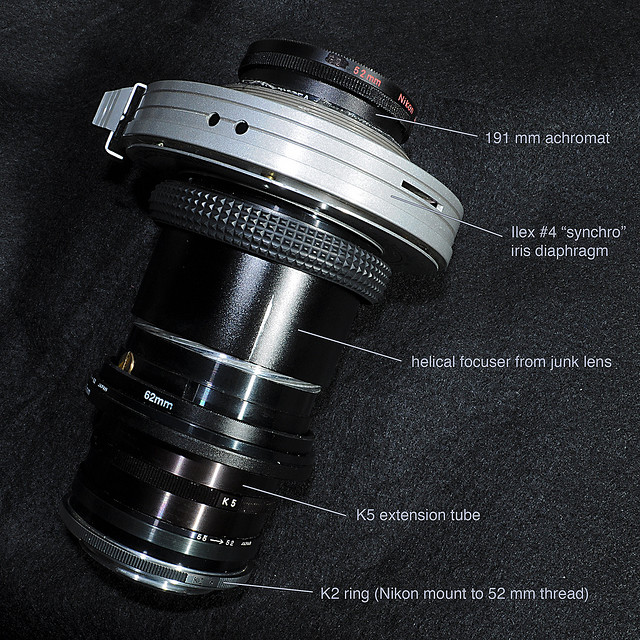 Recycled helical focuser